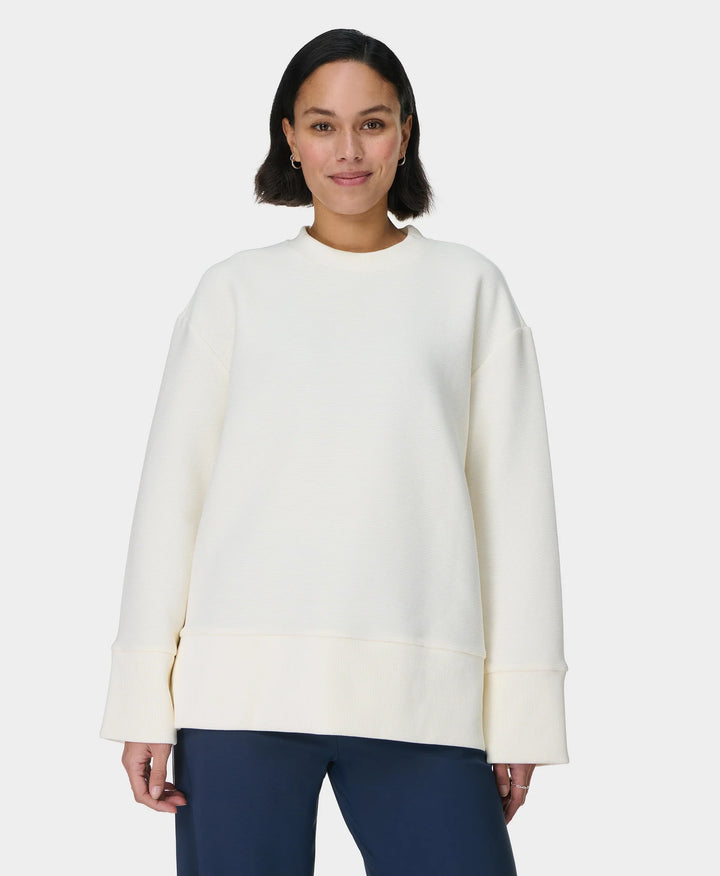 Peaceful Ribbed Sweatshirt