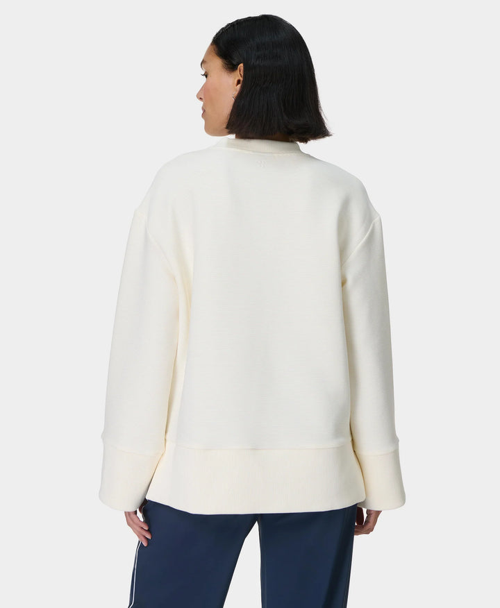 Peaceful Ribbed Sweatshirt