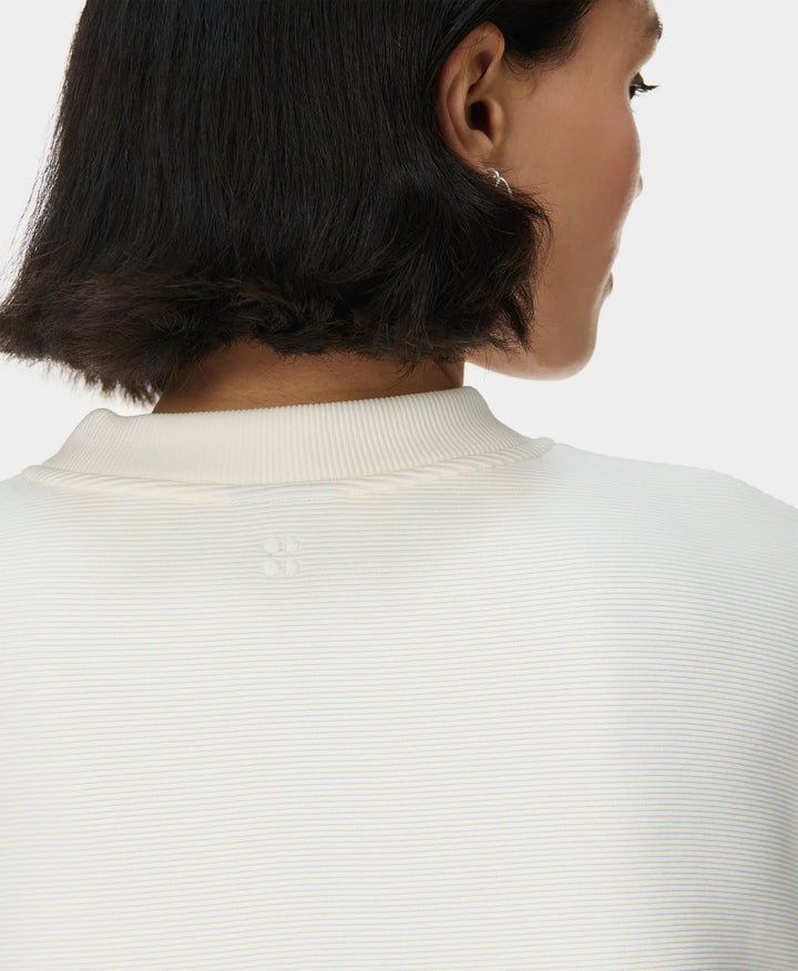 Peaceful Ribbed Sweatshirt