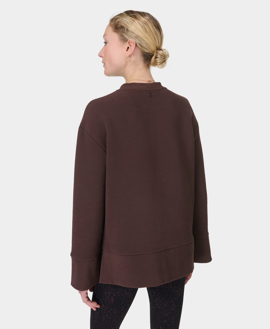 Peaceful Ribbed Sweatshirt
