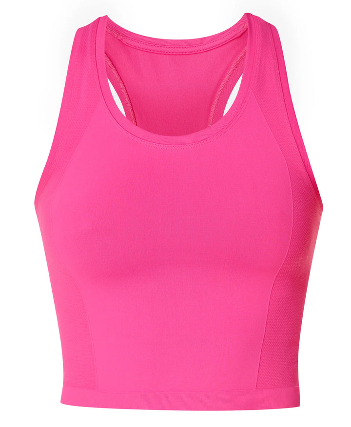Athlete Crop Seamless Workout Tank Top