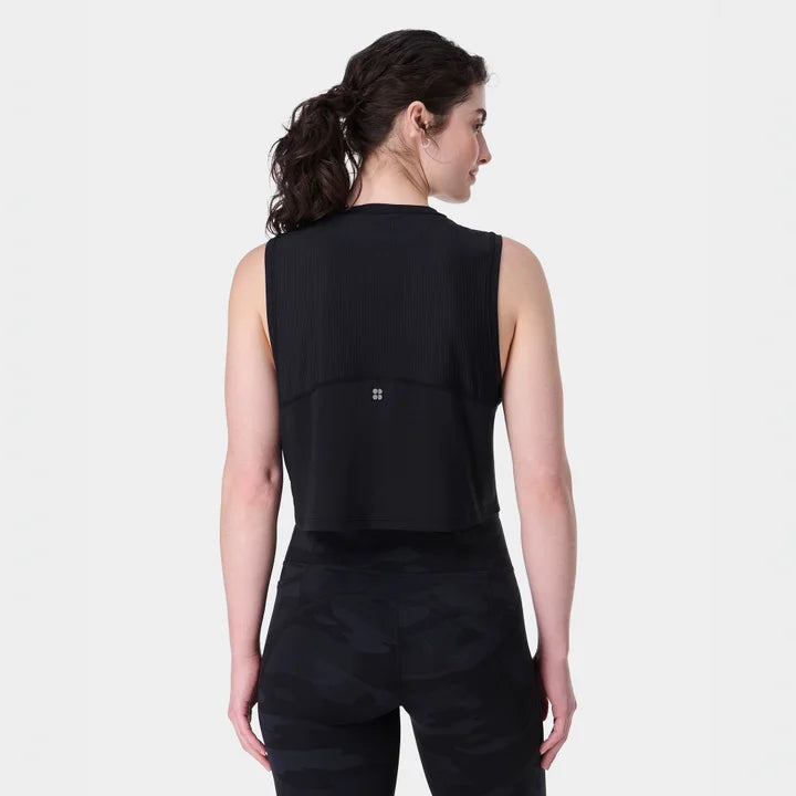 Breathe Easy Crop Muscle Tank